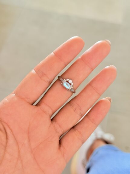 Anillo Cangrejito Plateado